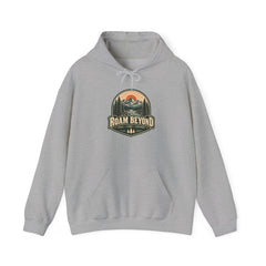 Vintage Mountain Camping Graphic Hooded Sweatshirt