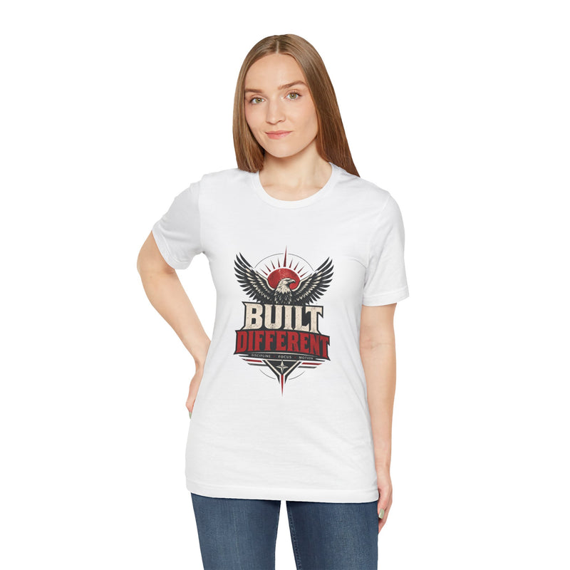 Built Different Motivational Tee