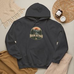 Vintage Mountain Camping Graphic Hooded Sweatshirt