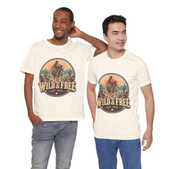 Retro Western Cowboy Graphic Tee (Est. 1976)