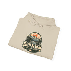 Vintage Mountain Camping Graphic Hooded Sweatshirt