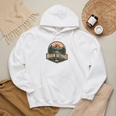 Vintage Mountain Camping Graphic Hooded Sweatshirt