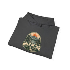 Vintage Mountain Camping Graphic Hooded Sweatshirt