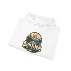 Vintage Mountain Camping Graphic Hooded Sweatshirt