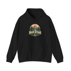Vintage Mountain Camping Graphic Hooded Sweatshirt