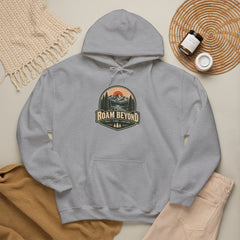 Vintage Mountain Camping Graphic Hooded Sweatshirt